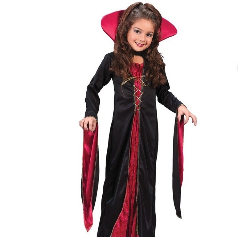Fun World Victorian Vampiress Halloween Costume Size Small 4-6
